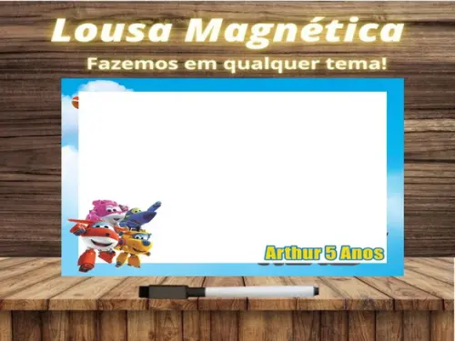 Lousa Magnética Super Wings com Embalagem