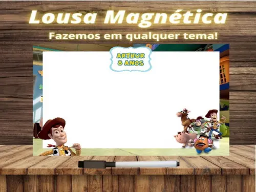 Lousa Magnética Toy Story com Embalagem