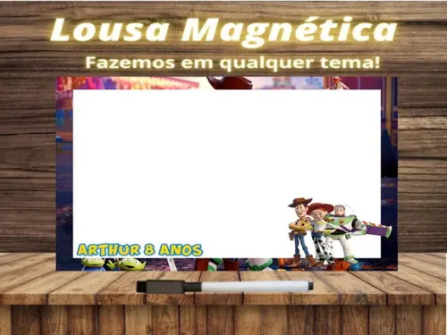 Lousa Magnética Toy Story com Embalagem