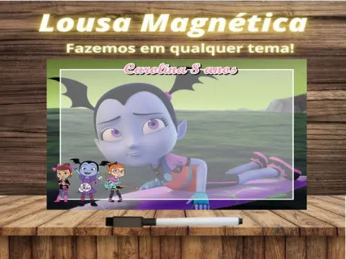 Lousa Magnética Vampirina com Embalagem