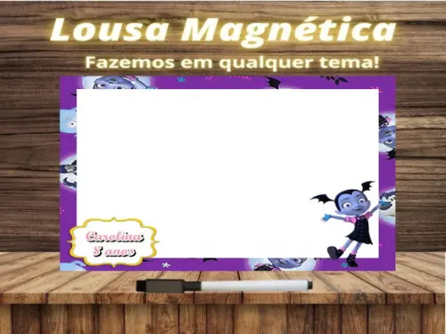 Lousa Magnética Vampirina com Embalagem