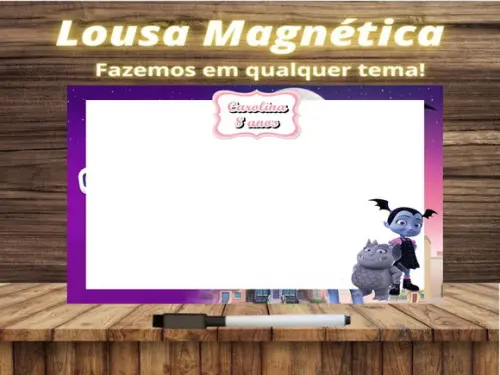 Lousa Magnética Vampirina com Embalagem
