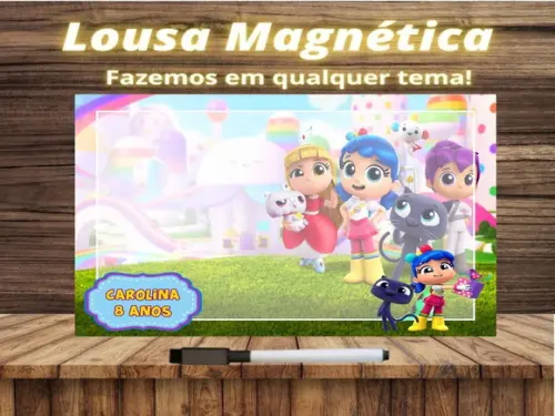 Lousa Magnética Vera e o Reino do Arco Íris com Embalagem