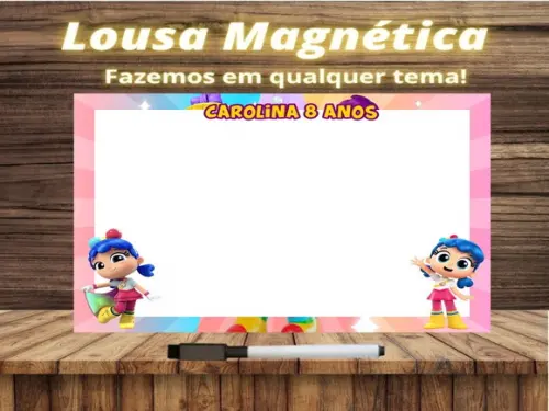 Lousa Magnética Vera e o Reino do Arco Íris com Embalagem