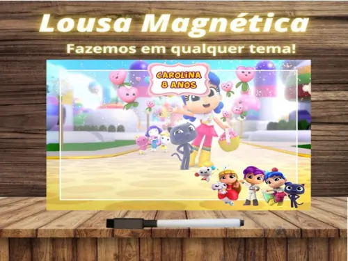 Lousa Magnética Vera e o Reino do Arco Íris com Embalagem