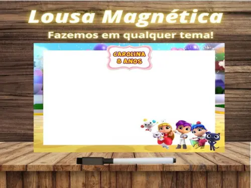 Lousa Magnética Vera e o Reino do Arco Íris com Embalagem