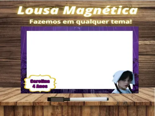 Lousa Magnética Wandinha com Embalagem