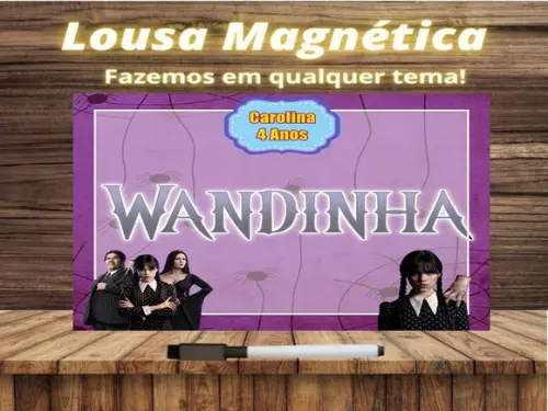 Lousa Magnética Wandinha com Embalagem