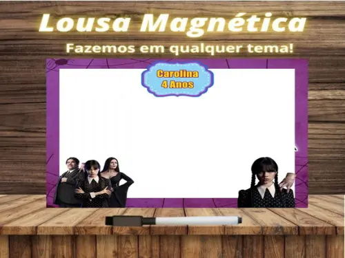 Lousa Magnética Wandinha com Embalagem