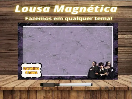 Lousa Magnética Wandinha com Embalagem