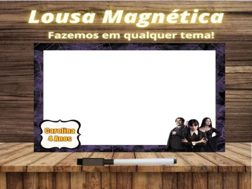 Lousa Magnética Wandinha com Embalagem