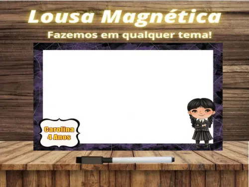 Lousa Magnética Wandinha com Embalagem