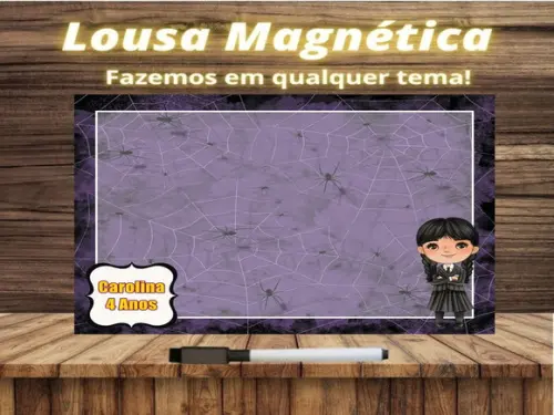 Lousa Magnética Wandinha com Embalagem