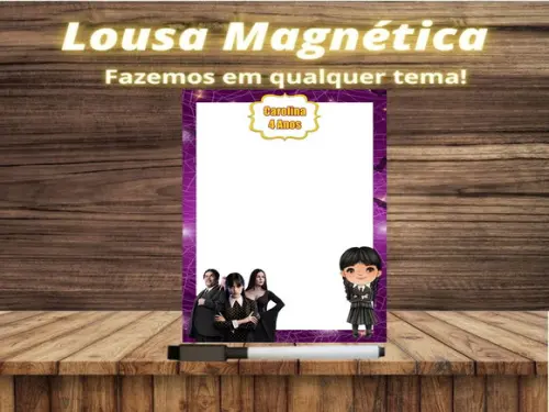 Lousa Magnética Wandinha com Embalagem