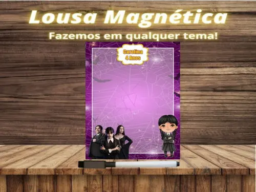 Lousa Magnética Wandinha com Embalagem