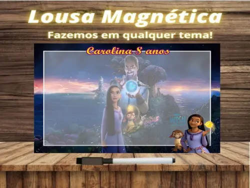 Lousa Magnética Wish com Embalagem