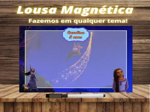 Lousa Magnética Wish com Embalagem