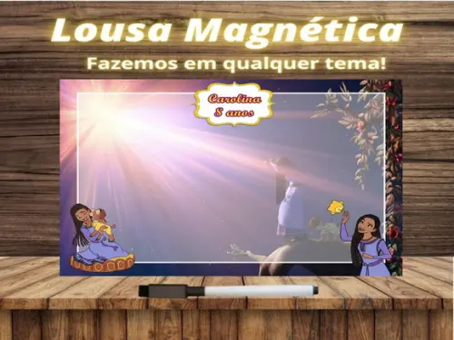 Lousa Magnética Wish com Embalagem