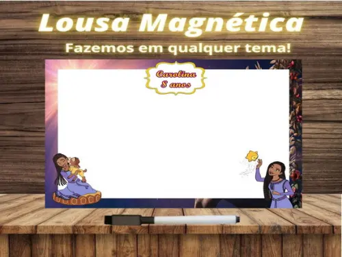 Lousa Magnética Wish com Embalagem
