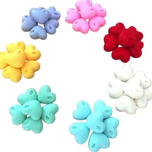 mini vela corações