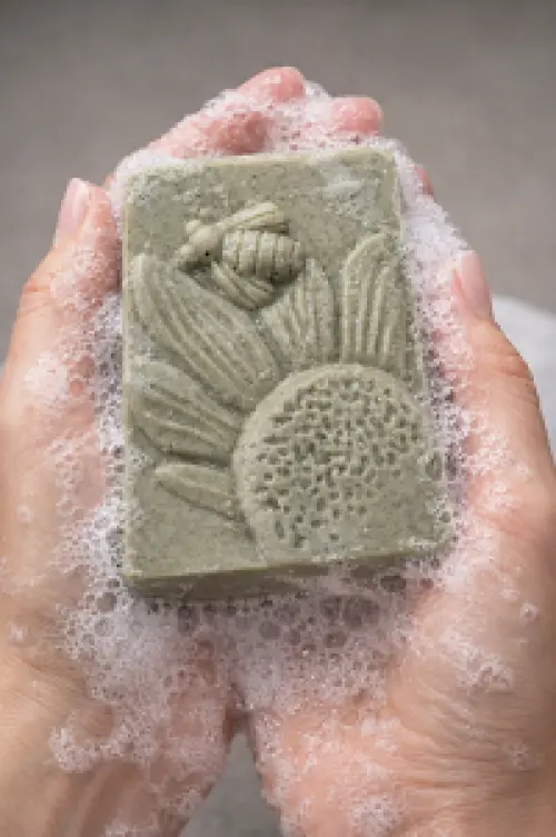sabonete artesanal de Argila verde