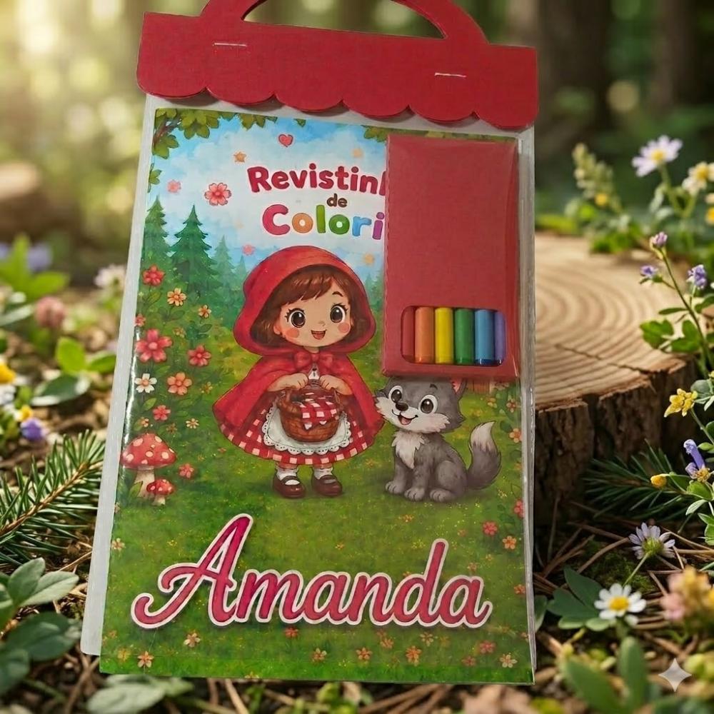 Revistinha de Colorir Chapeuzinho Vermlho