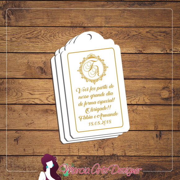 Tag para casamento