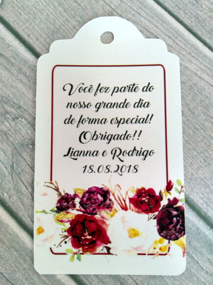 Tag para Casamento