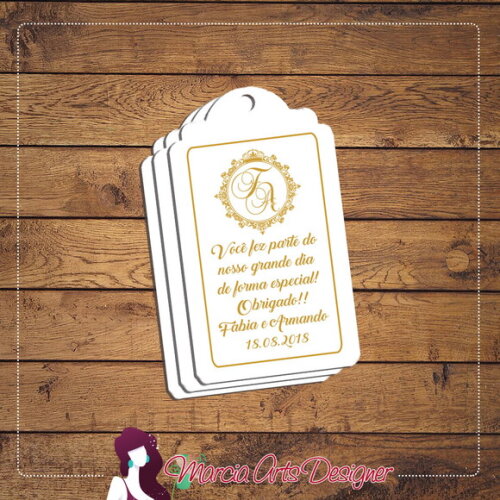 Tag para casamento