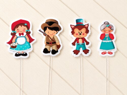 Topper Chapeuzinho Vermelho