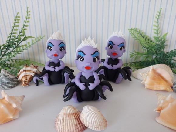 Aplique Pequena Sereia (ursula) - Biscuit