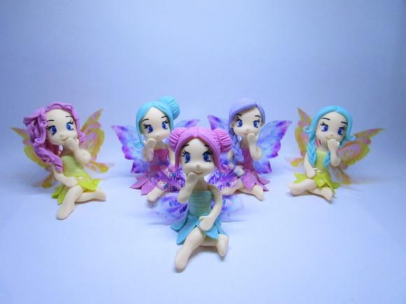 Apliques de Fadas - Biscuit