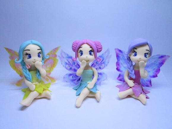 Apliques de Fadas - Biscuit