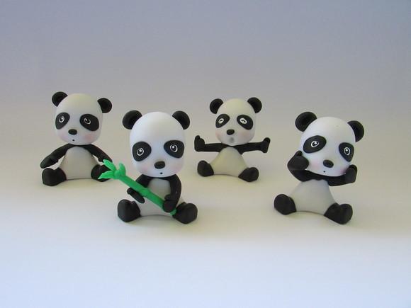 Apliques Urso Panda