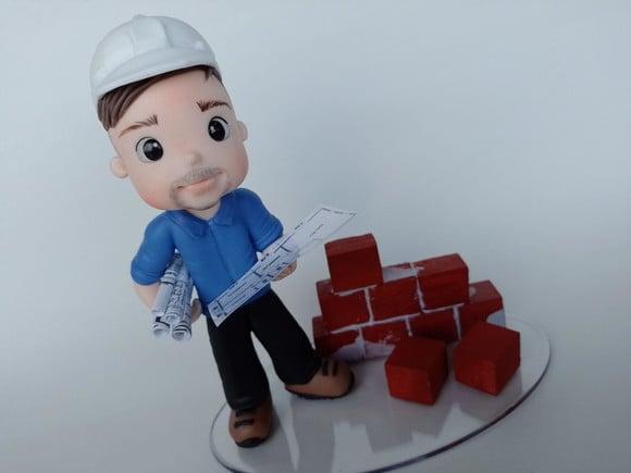 Boneco Personalizado Biscuit - Engenheiro