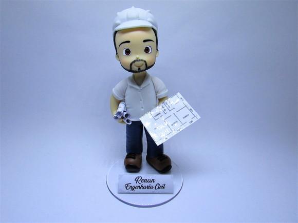 Boneco Personalizado Biscuit - Engenheiro