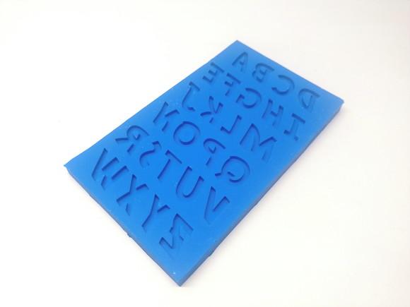 Molde de Silicone - Letras Aventura