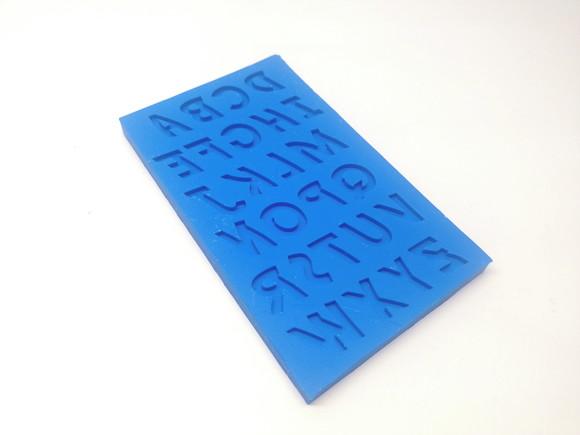 Molde de Silicone - Letras Aventura