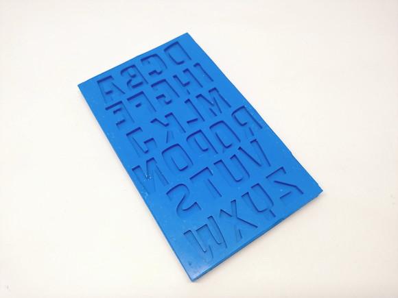 Molde de Silicone - Letras Cartoon
