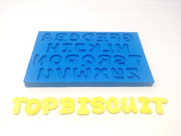 Molde de Silicone - Letras Cartoon 2