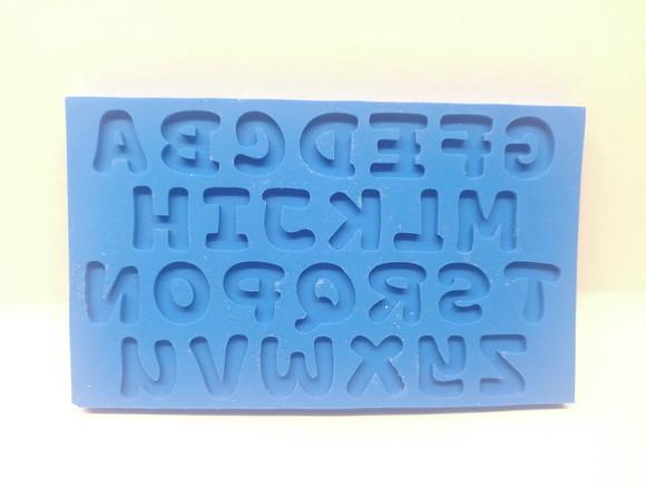 Molde de Silicone - Letras Cartoon 2