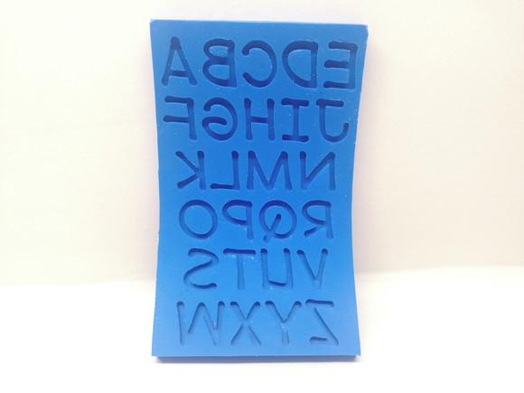 Molde de Silicone - Letras Finas