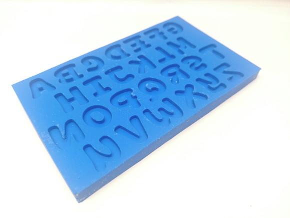 Molde de Silicone - Letras Cartoon 2