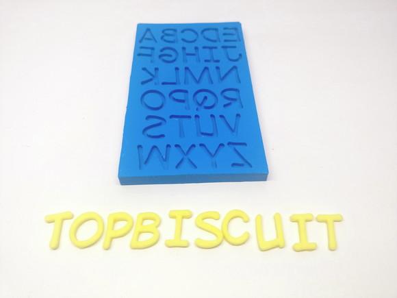 Molde de Silicone - Letras Finas