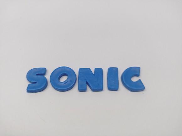Molde de Silicone - Letras Sonic