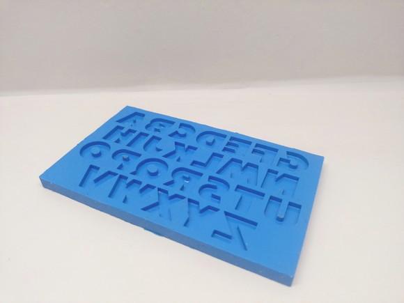 Molde de Silicone - Letras Sonic