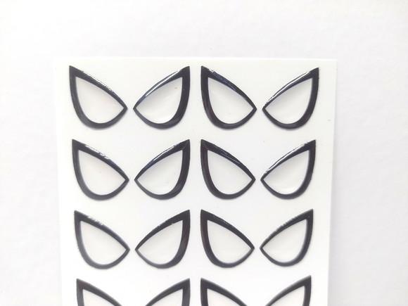 Olhos Adesivos Resinados - 105-17x12 - Homem-aranha