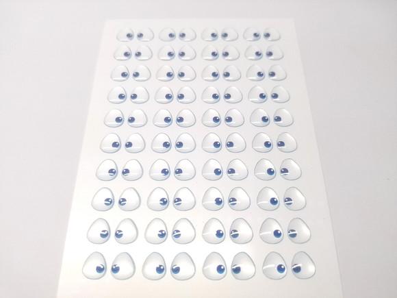 Olhos Adesivos Resinados - 106-07x08 (galinha Pintadinha)