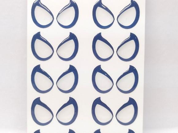 Olhos Adesivos Resinados - 112-13x17 - Homem-aranha