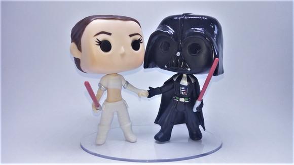 Topo Padmé e Darth (star Wars).